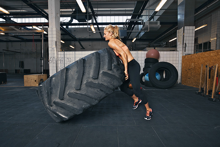 Woman working out at the gym stock photo (123567) - YouWorkForThem